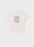 MAYORAL lühikeste varrukatega t-särk, bone, 6.005-89, 157  cm