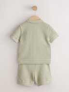 NEXT lühikeste varrukatega polo särk + lühikesed püksid, V00848, 104 cm