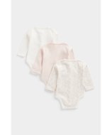 MOTHERCARE pikkade varrukatega bodi, 3 tk., CB318