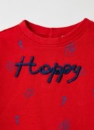 OVS BOY9-36M JOGGING L/S 2H 9-12 RED 001922215