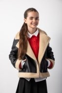 COCCODRILLO mantlid OUTERWEAR GIRL JUNIOR, must, ZC5153101OGJ-021-146, 146 cm