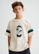 MAYORAL lühikeste varrukatega t-särk, cream, 6.032-14, cm