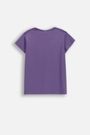 COCCODRILLO short sleeved t-shirt, purple, WC6143209VGA-016-116, 116 size