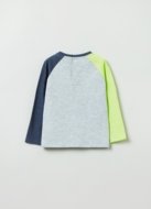 OVS BOY9-36M T-SHIRT L/S 2M 18-24 GREY 001819489