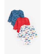 MOTHERCARE pikkade varrukatega bodi, 3 tk., ZC329