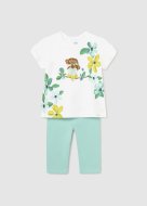 MAYORAL lühikeste varrukatega t-särk + retuusid 4L, agate, 1736-52