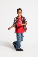 COCCODRILLO short sleeved t-shirt ACADEMY BOY JUNIOR, punased, ZC4143203ABJ-009-152, 152 cm