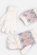 COCCODRILLO gloves ACCESSORIES WINTER GIRL, multicoloured, ZC4360316AWG-022-L, L cm