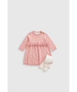 MOTHERCARE pikkade varrukatega kleit ja sukkpüksid, IF353 86