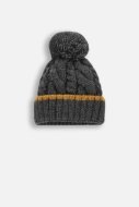 COCCODRILLO cap ACCESSORIES WINTER BOY, graphite, ZC4364307AWB-020-056, 56 cm
