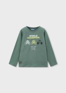 MAYORAL pikkade varrukatega t-särk, green, 3.084-20, cm