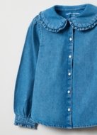 OVS GIRL3-10Y BLOUSE L/S 2M 9-10 AZURE 001829813