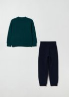 OVS BOY3-10Y JOGGING L/S 2H 9-10 GREEN 001896954