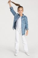COCCODRILLO teksapüksid JEANS COLLECTION GIRL, valged, WC3123107JCG-001