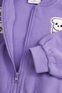 COCCODRILLO pullover with zipper ACADEMY GIRL KIDS, lilla, ZC4132201AGK-016-122, 122 cm