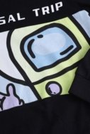 COCCODRILLO t-shirt WORLD OF PIXEL BOY KIDS, mustad, ZC4143103WBK-021-122, 122 cm