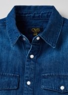OVS BOY3-10Y SHIRTS L/S 2M 3-4 BLUE 001912966