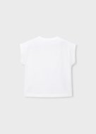 MAYORAL lühikeste varrukatega t-särk, natur-lake, 3.005-77, 104  cm