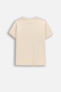 COCCODRILLO lühikeste varrukatega t-särk, kreemi värv, WC6143204FBK-003-116, 116
