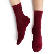 STEVEN meriinovillast sokid, bordoopunane, Art.190 UI004,  32-34 dydis