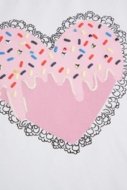 COCCODRILLO t-särgid FROSTING PUDDLE GIRL KIDS, valge, cm