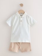 NEXT lühikeste varrukatega polo särk + lühikesed püksid, W63080, 92 cm