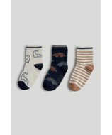 MOTHERCARE libisemiskindla tallaga sokid, 3 tk., AY15401, 4-7 Years