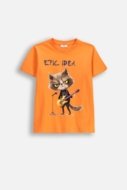 COCCODRILLO lühikeste varrukatega t-särk, oranžid, WC6143216VBB-006-128, 128 suurus