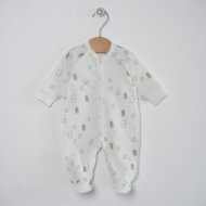 VILAURITA kombinesoon tagurpidi õmblustega TOMMY, valge, art 1150, 50 cm