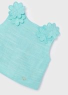 MAYORAL lühikeste varrukatega t-särk + seelik 6B, anise, 3952-11