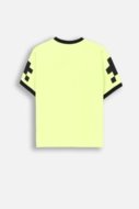 COCCODRILLO t-shirt WORLD OF PIXEL BOY JUNIOR, lime, ZC4143201WBJ-030-164, 164 cm