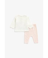 MOTHERCARE pikkade varrukatega t-särk + püksid, BB716