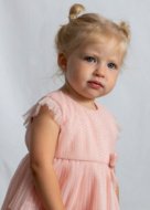 MAYORAL varrukateta kleit, blossom, 1.908-37, 98  cm