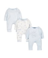 MOTHERCARE footless sleepsuit boy Prem 3 pack premature 1,8kg 854348