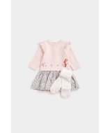 MOTHERCARE pikkade varrukatega kleit + sukapüksid, CB657