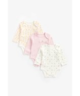 MOTHERCARE pikkade varrukatega bodi, 3 tk., ZA087