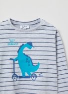 OVS BOY9-36M T-SHIRT L/S 2M 30-36 GREY 001819339