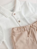 NEXT lühikeste varrukatega polo särk + lühikesed püksid, W63080, 92 cm