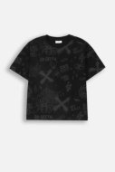 COCCODRILLO t-shirt GRUNGE SWAMP BOY JUNIOR, mustad, ZC4143202GBJ-021-164, 164 cm