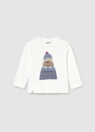 MAYORAL pikkade varrukatega t-särk, cream, 2.070-65