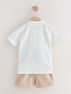 NEXT lühikeste varrukatega polo särk + lühikesed püksid, W63080, 92 cm