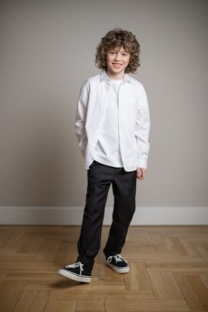 COCCODRILLO püksid, mustad, suurus 