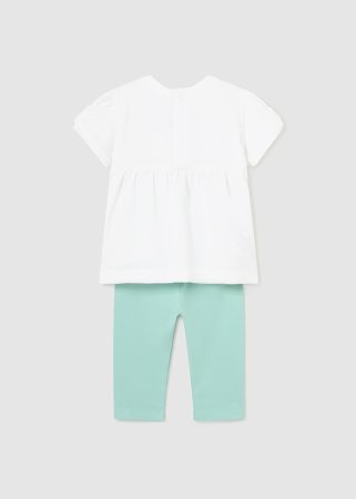 MAYORAL lühikeste varrukatega t-särk + retuusid 4L, agate, 1736-52 