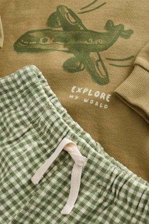 NEXT kampsun ja lühikesed püksid, E60686, 74-80 cm