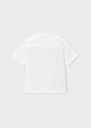 MAYORAL lühikeste varrukatega särk, cream, 3.116-50, 98  cm 