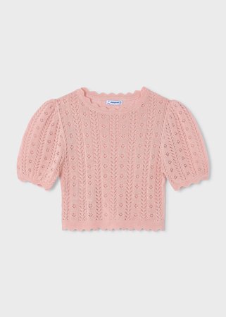 MAYORAL lühikeste varrukatega pluus, blossom, 3.003-59, 98  cm 