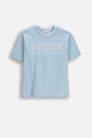 COCCODRILLO lühikeste varrukatega t-särk, sinised, WC6143208MBJ-014-128, 128 cm 