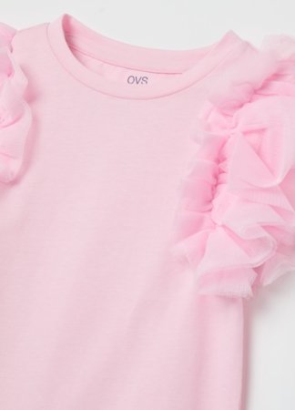 OVS lühikeste varrukatega t-särk + retuusid, 140 cm, 002264906 