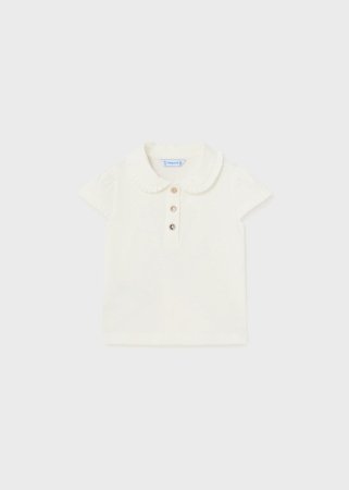 MAYORAL lühikeste varrukatega polo särk 4F, natural, 1101-58 