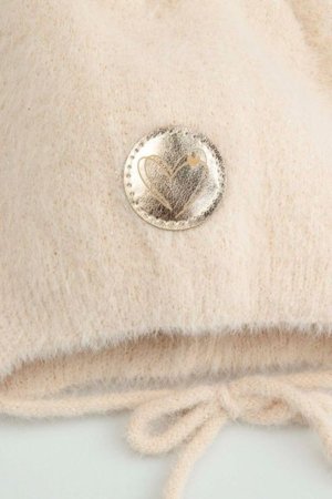 COCCODRILLO müts ACCESSORIES WINTER GIRL, kreemjas, ZC5364102AWG-002-048, 48 cm 